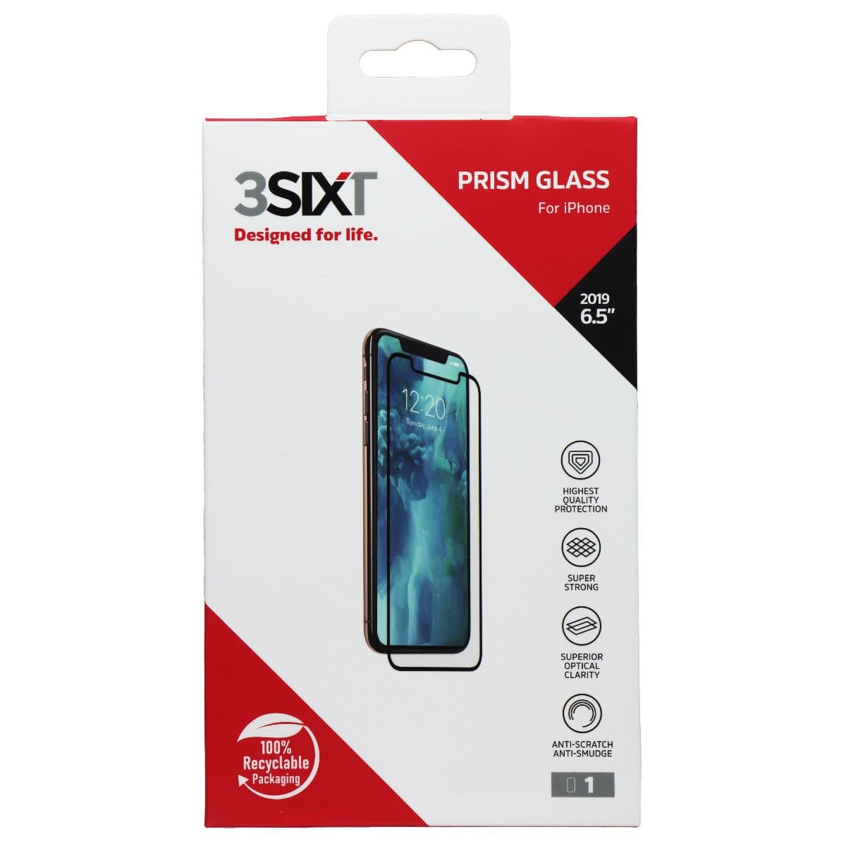 3SIXT Prism Glass Screen Protector for Apple iPhone 11 Pro Max image 1