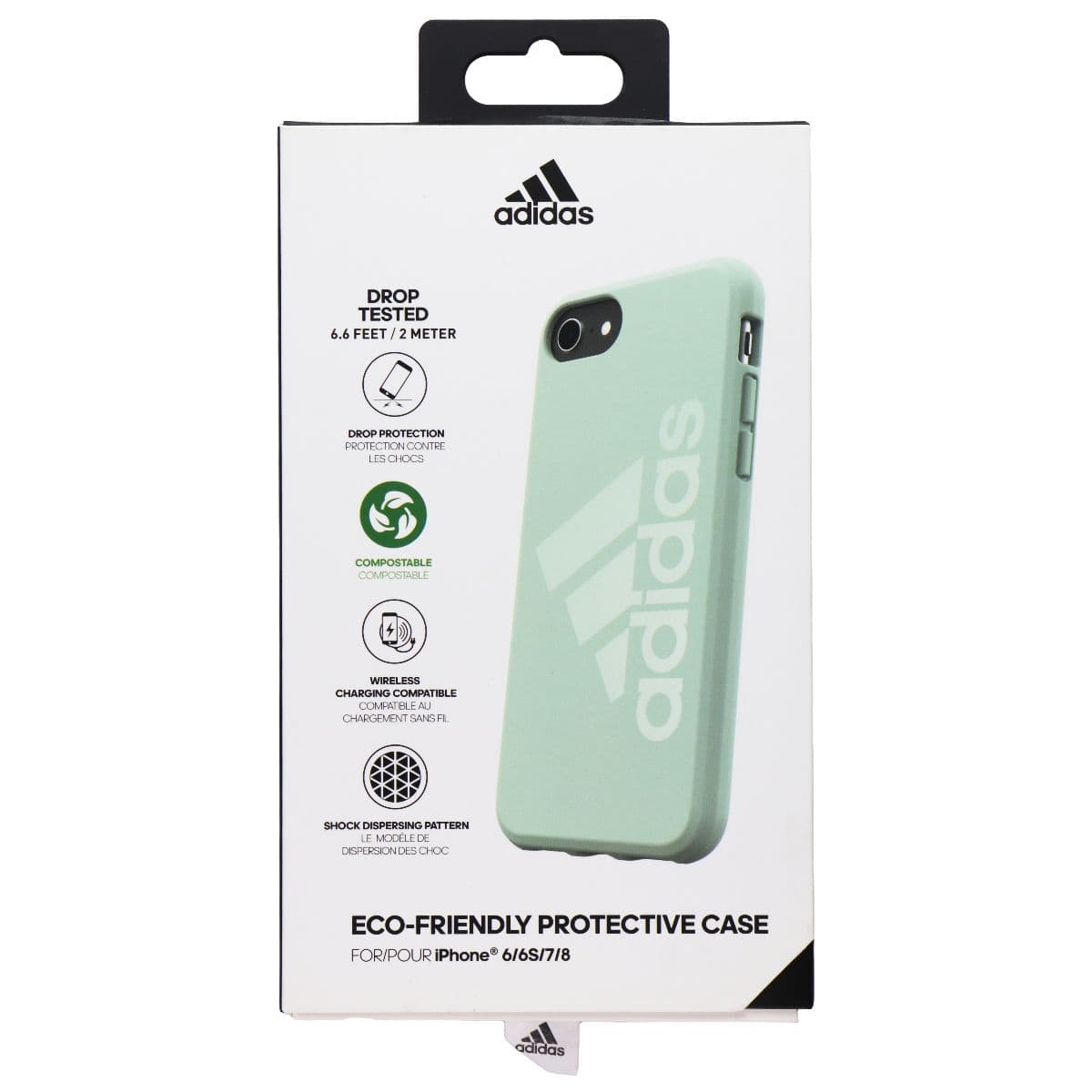 Adidas Eco-Friendly Protective Case for Apple iPhone 8/7/6s/6 - Green image 1