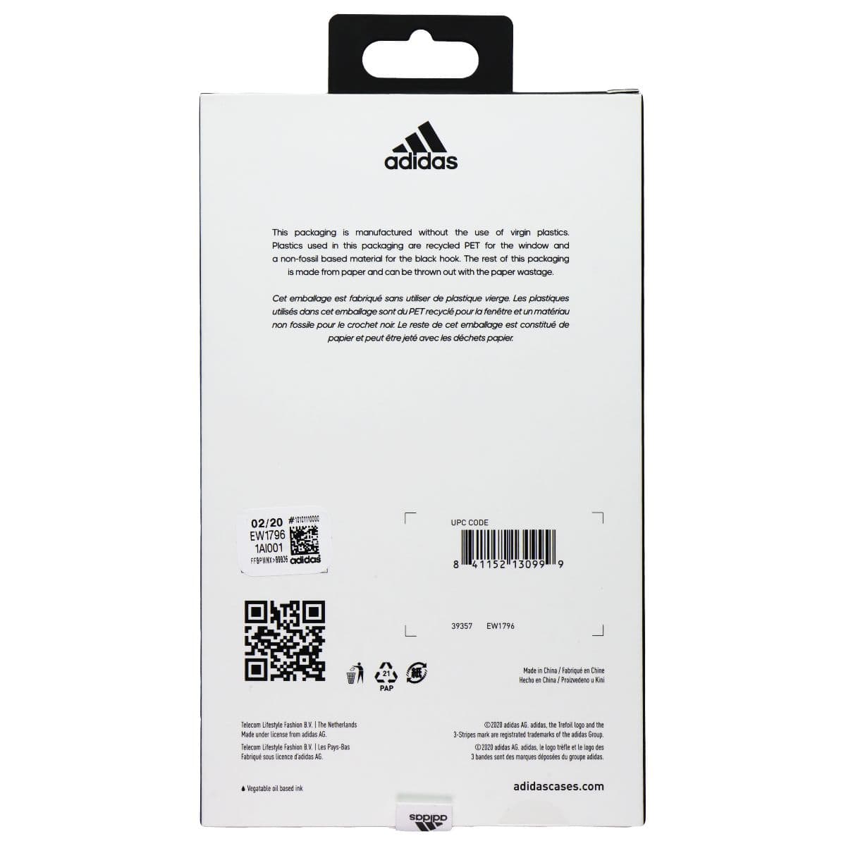 Adidas Eco-Friendly Protective Case for Apple iPhone 11 Pro Max - Purple image 2