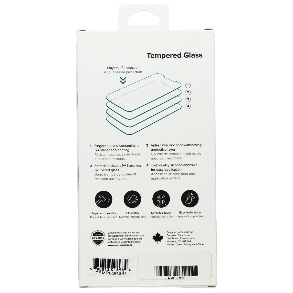 Axessorize Tempered Glass Screen Protector for LG K41S image 2