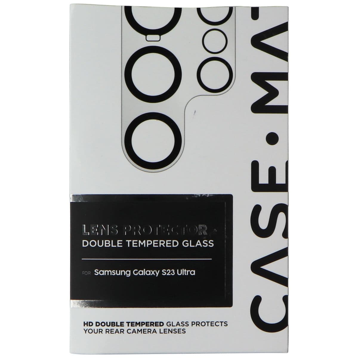 Case-Mate Lens Protector Double Tempered Glass for Samsung Galaxy S23 Ultra image 1