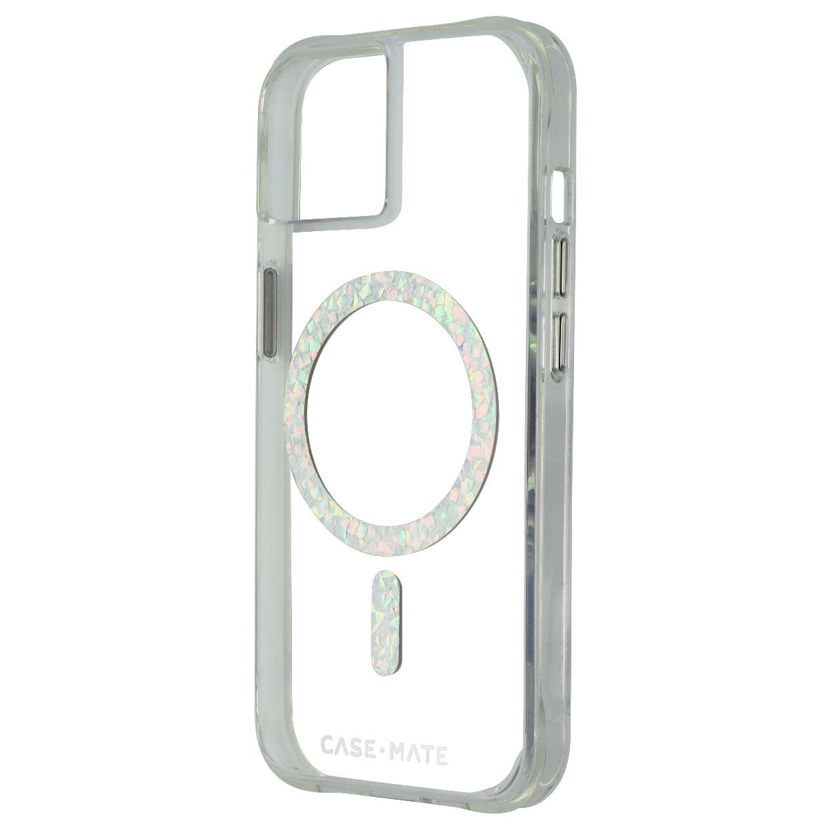 Case-Mate Twinkle Clear Case for MagSafe for iPhone 14 and 13 - Clear/Diamond image 1