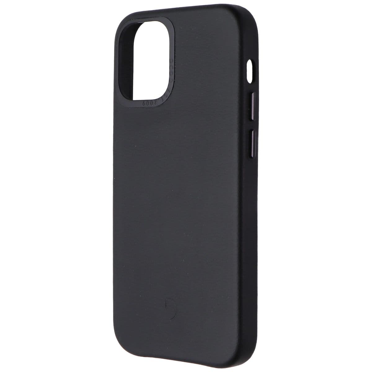 DECODED Leather Back Cover Case for Apple iPhone 12 Mini - Black image 1