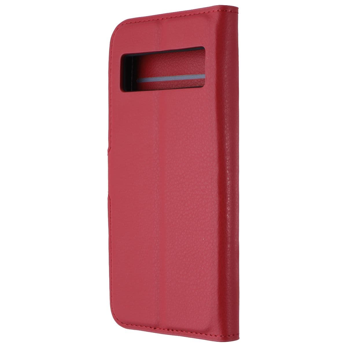 Generic Faux Leather Folio Case for Google Pixel 7 - Red image 1