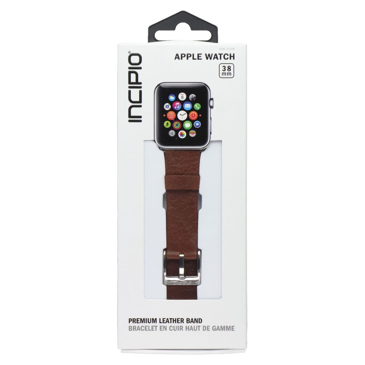 Incipio Premium Leather Watch Band for Apple Watch (38mm) - Chestnut image 1