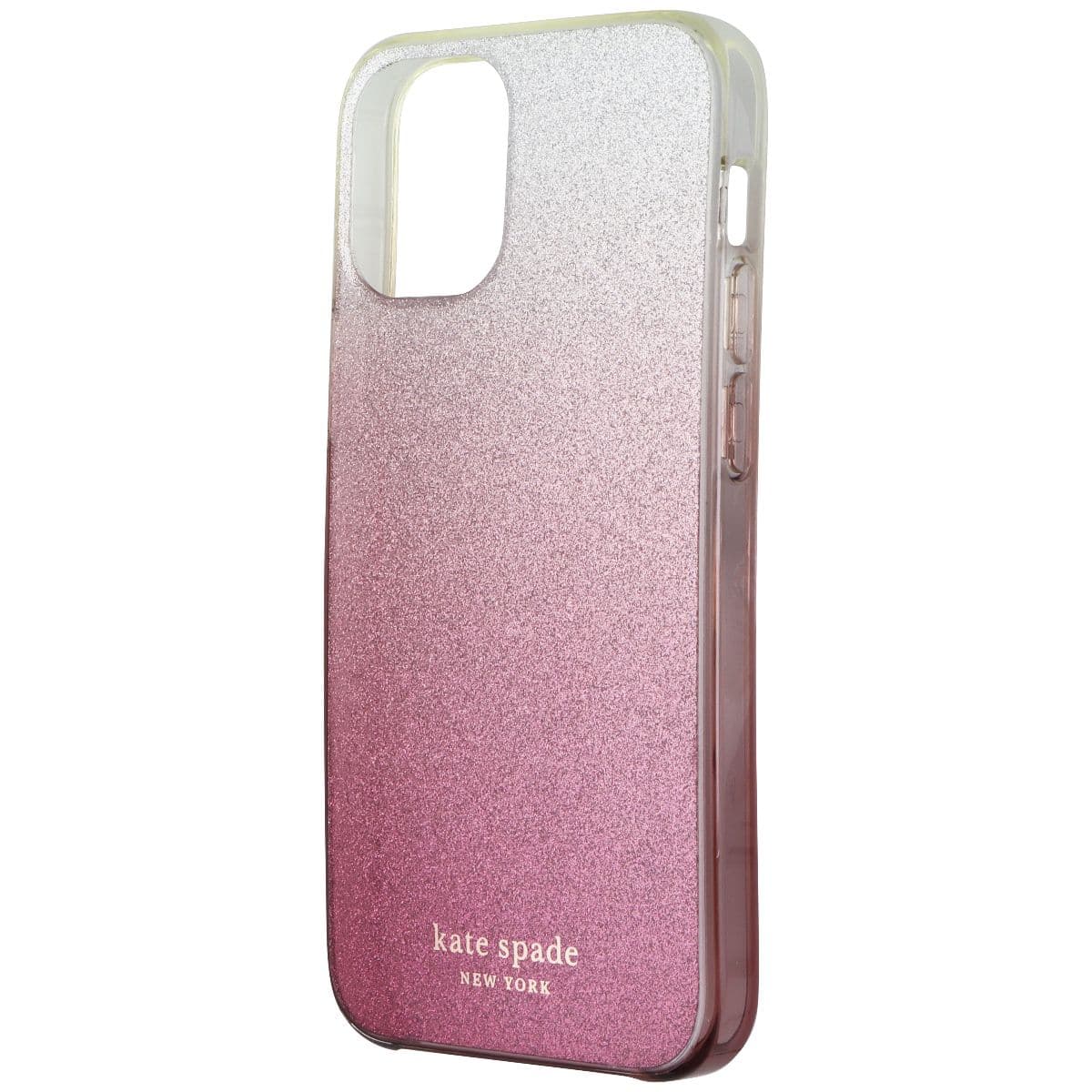 Kate Spade Protective Hardshell Case for iPhone 12 mini - Pink Ombre Glitter image 1