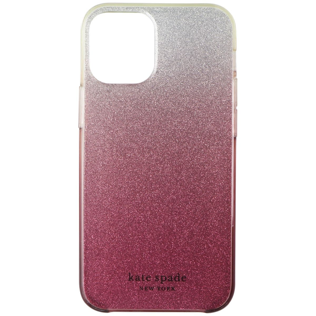 Kate Spade Protective Hardshell Case for iPhone 12 mini - Pink Ombre Glitter image 2