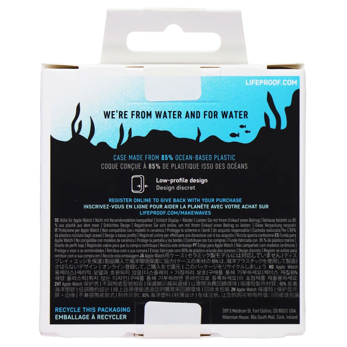 LifeProof Bumper Case for Apple Watch Series 9/8/7 (41mm) - Anchors Away image 2