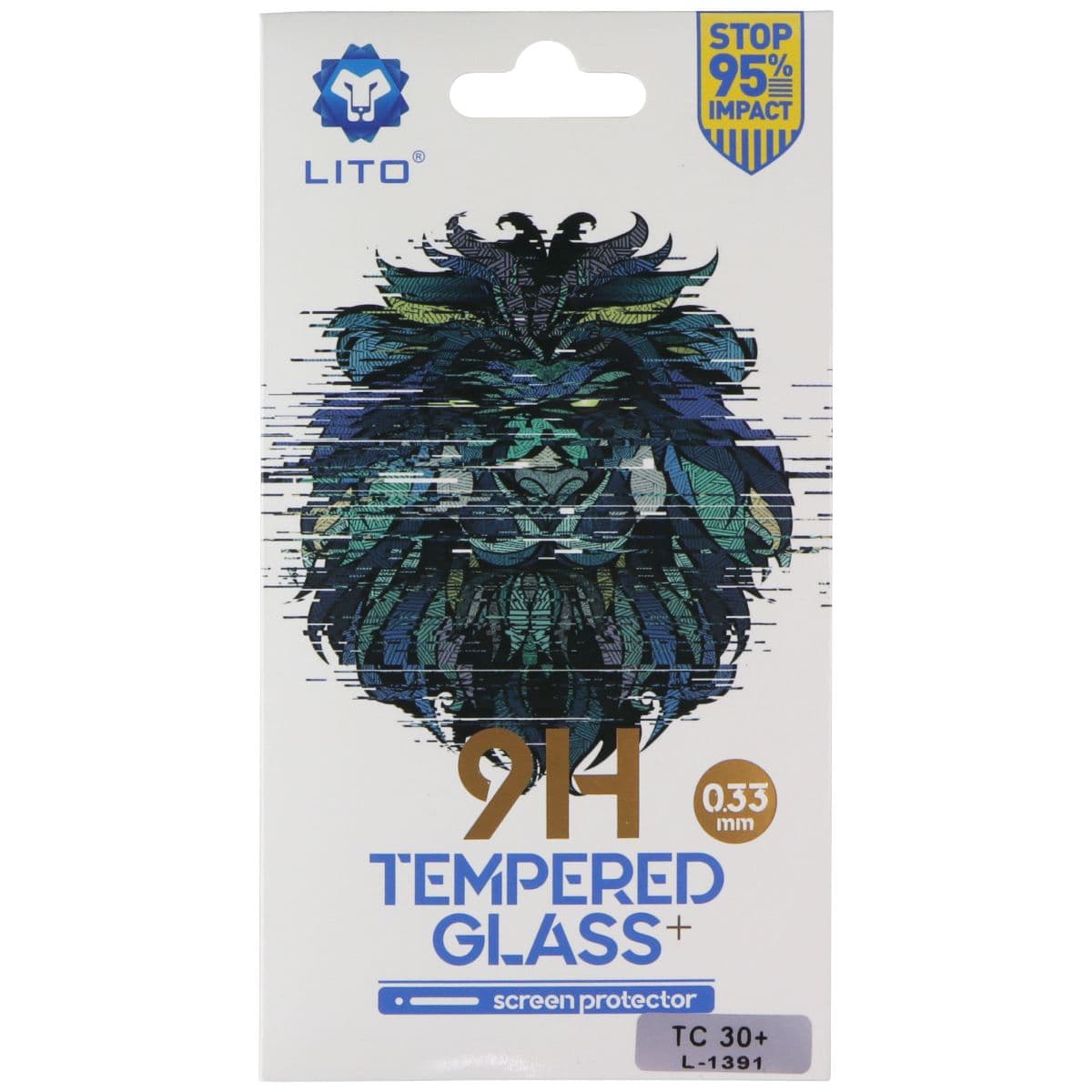 LITO 9H (.33mm) Tempered Glass Screen Protector for TCL 30+ (L-1391) image 1