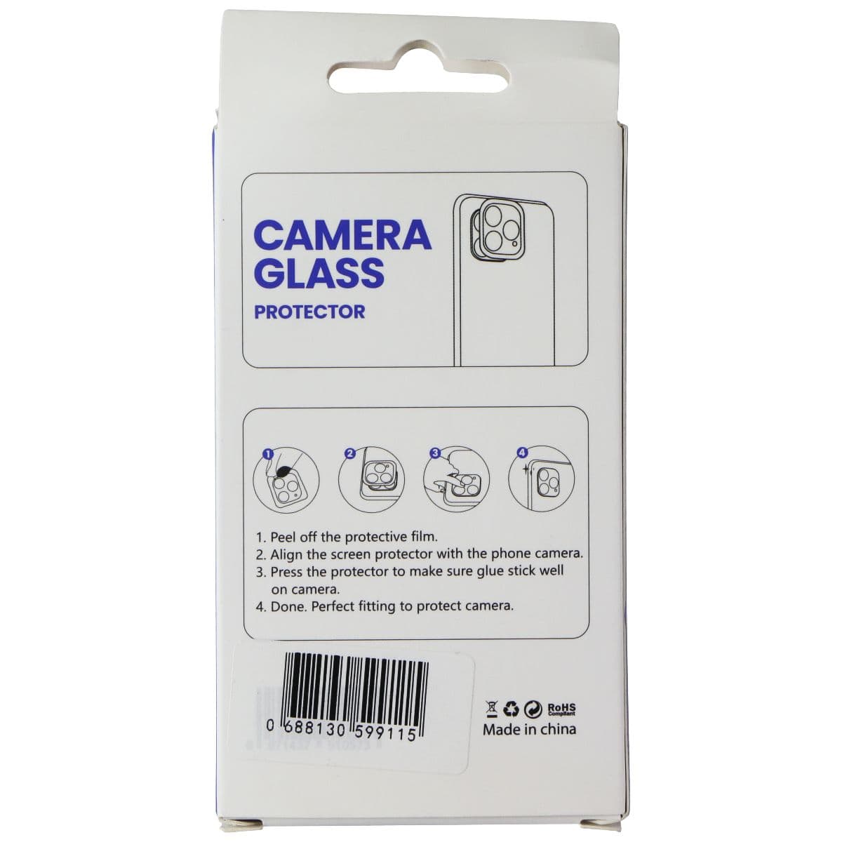 LITO S+ Camera Glass Protector for Samsung Galaxy (S21+) - Black image 2