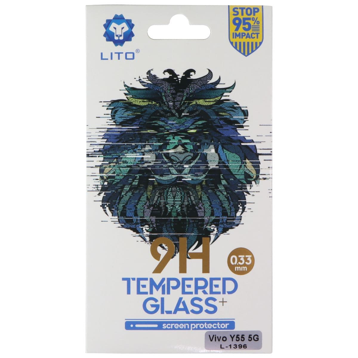 LITO 9H (.33mm) Tempered Glass Screen Protector for Vivo Y55 5G (L-1396) image 1