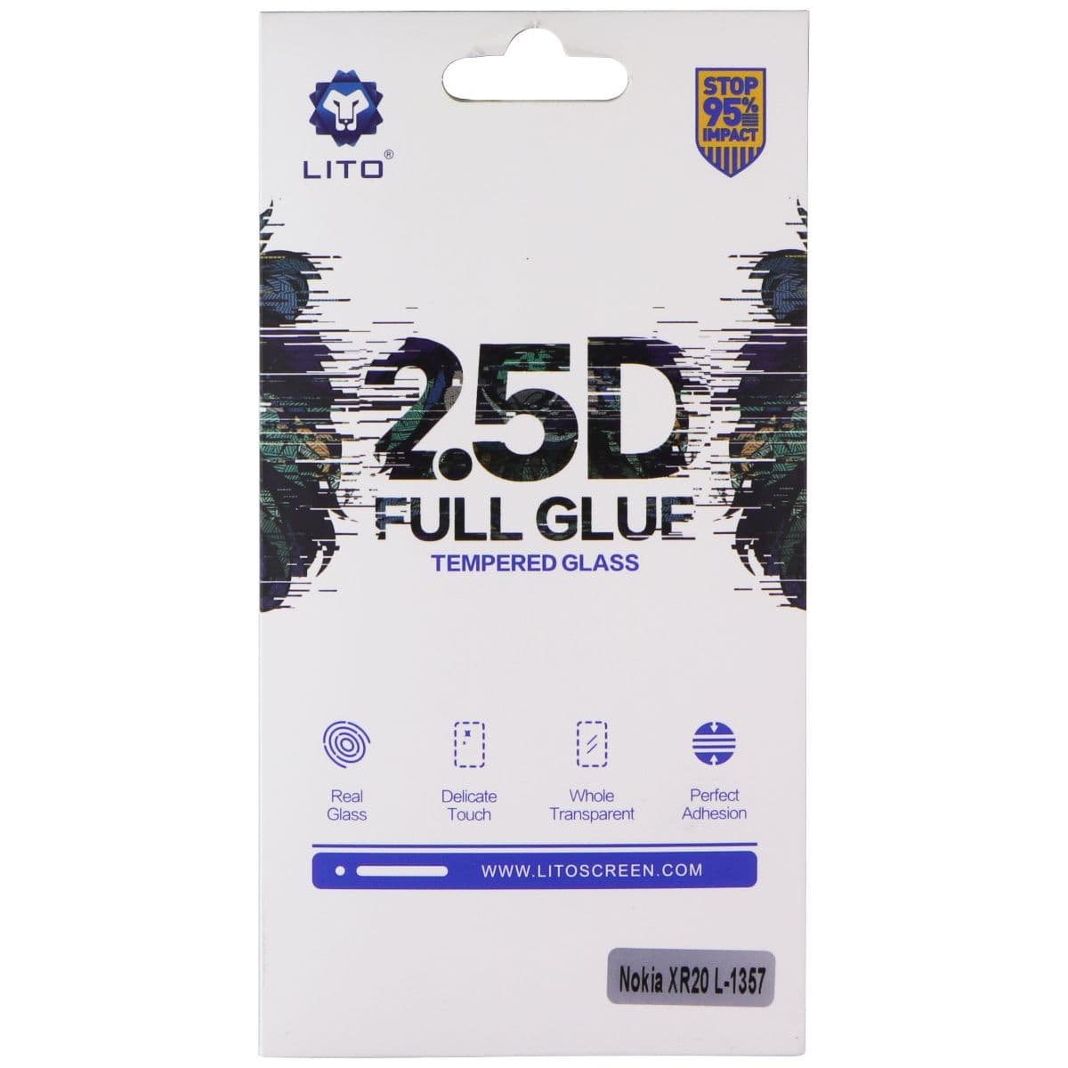 LITO 2.5D Full Glue Tempered Glass Screen Protector For Nokia XR20 (L-1357) image 1
