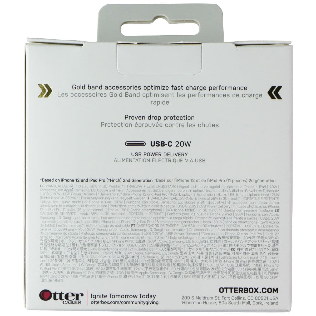 OtterBox Protection + Power Kit Case & Charger for iPhone 14 Plus - Clear/White image 8