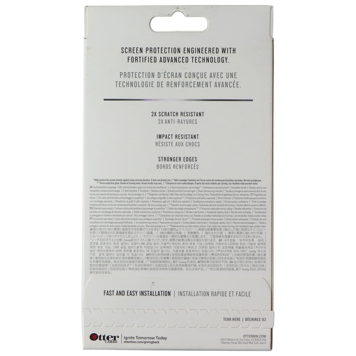 OtterBox Alpha Glass Series Screen Protector for iPhone 13 mini image 2