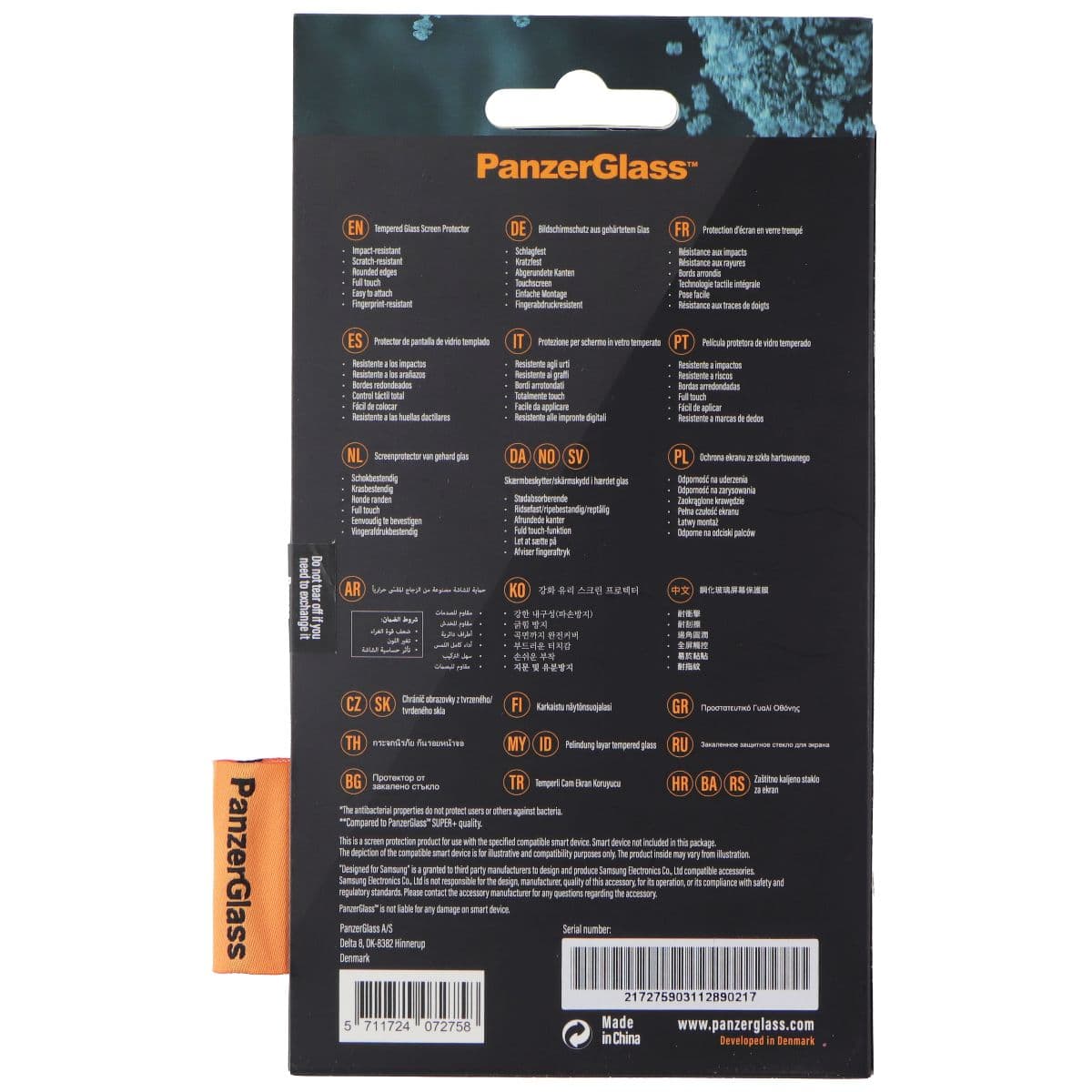 PanzerGlass Screen Protector for Samsung Galaxy S21 FE - Black (7275) image 2