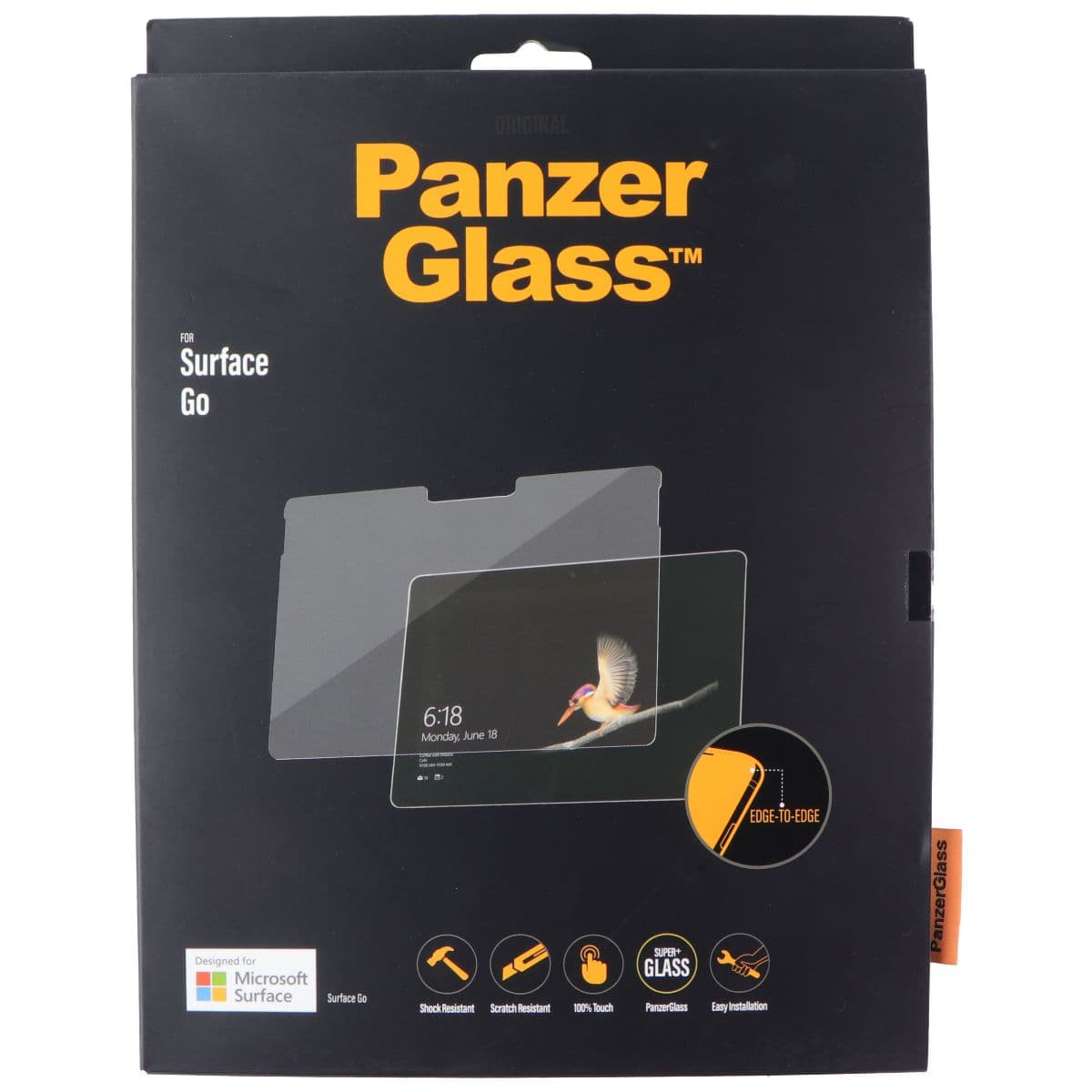 PanzerGlass Edge to Edge Glass Screen Protector for Microsoft Surface Go image 1