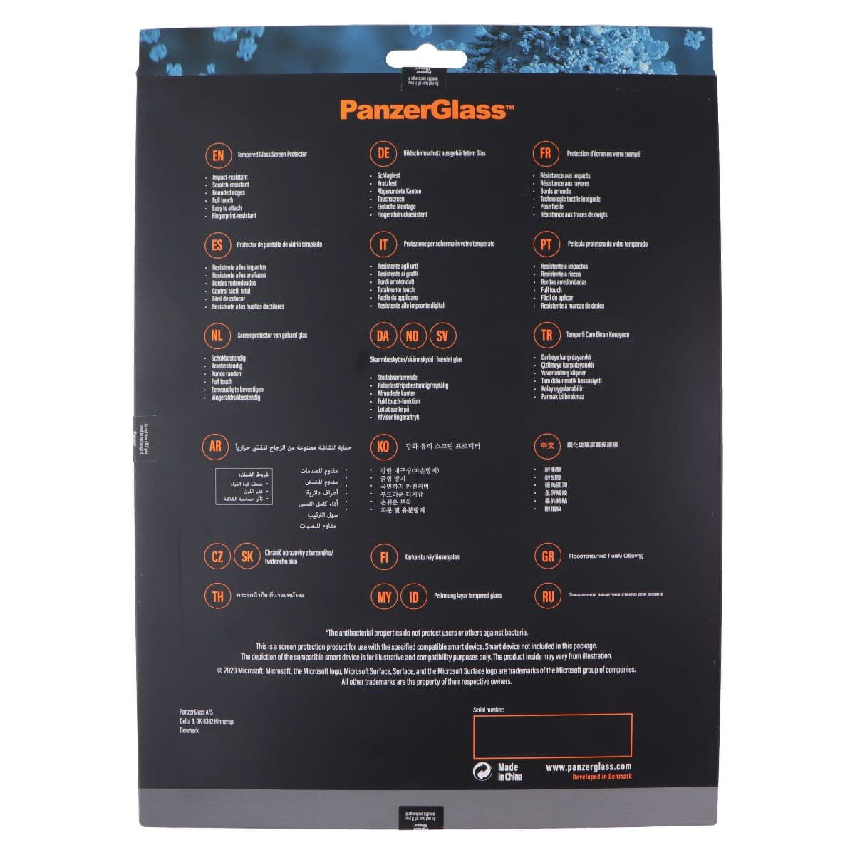 PanzerGlass Edge to Edge Glass Screen Protector for Microsoft Surface Go image 2