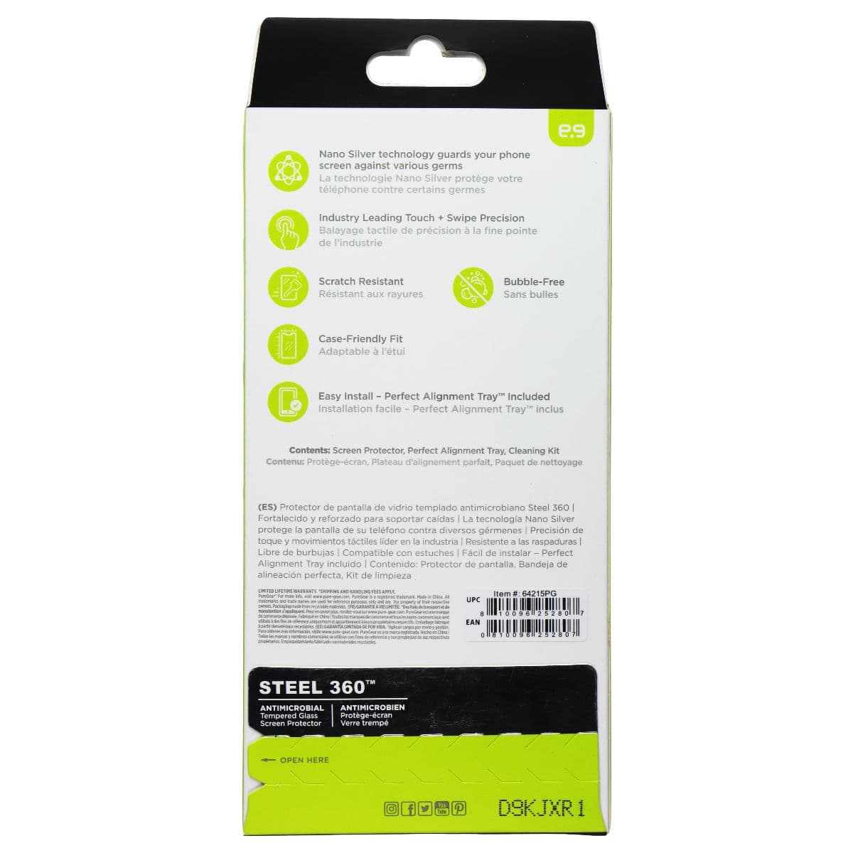 PureGear Steel 360 Screen Protector w/Alignment Tray for Google Pixel 7a - Clear image 2