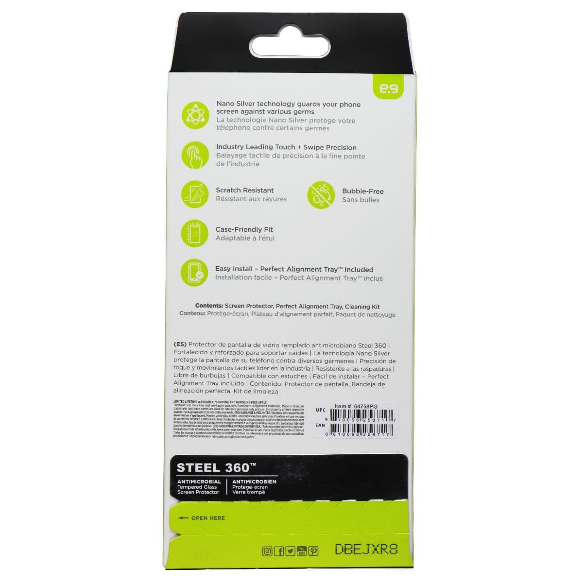 PureGear Steel 360 Series Tempered Glass for Samsung Galaxy A15 5G - Clear image 2