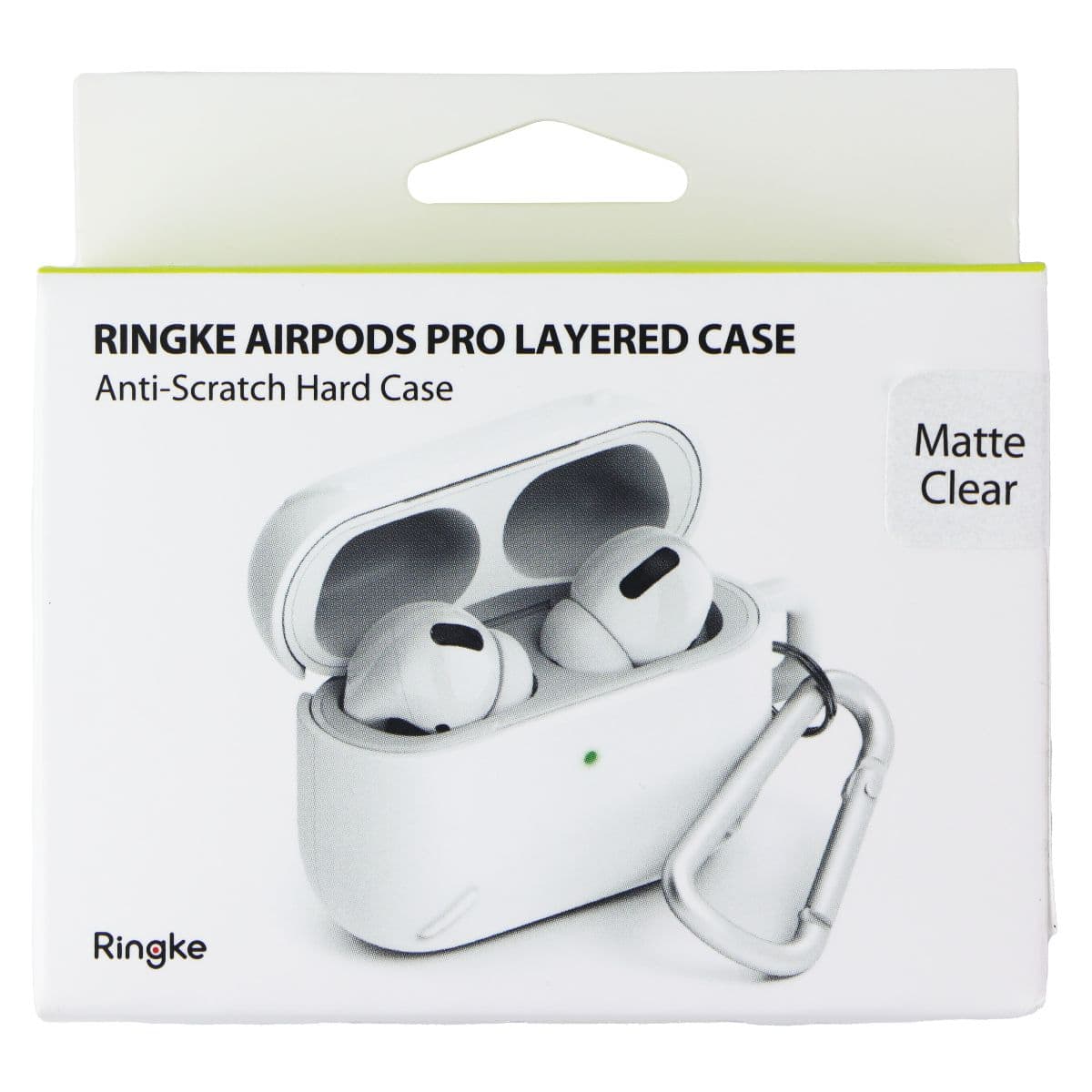 Ringke AirPods Pro Layered Anti-Scratch Hard Case - Matte Clear image 1