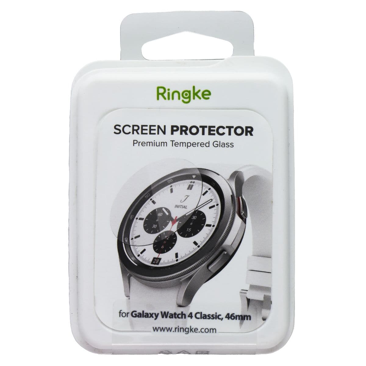 Ringke Tempered Glass Screen Protector for Galaxy Watch4 Classic (46mm) - 4 Pack image 1