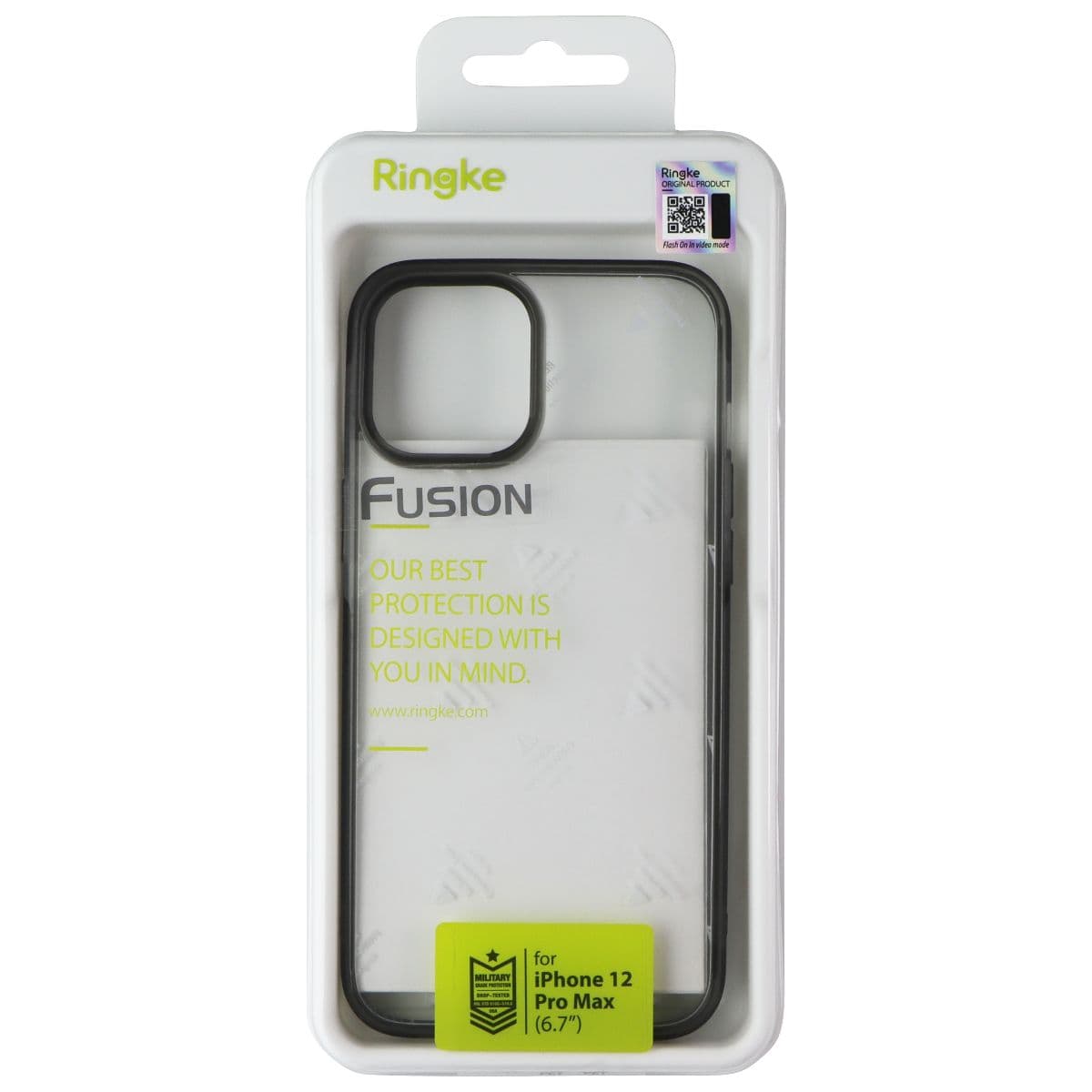 Ringke Fusion Series Case for Apple iPhone 12 Pro Max - Smoke Black image 1
