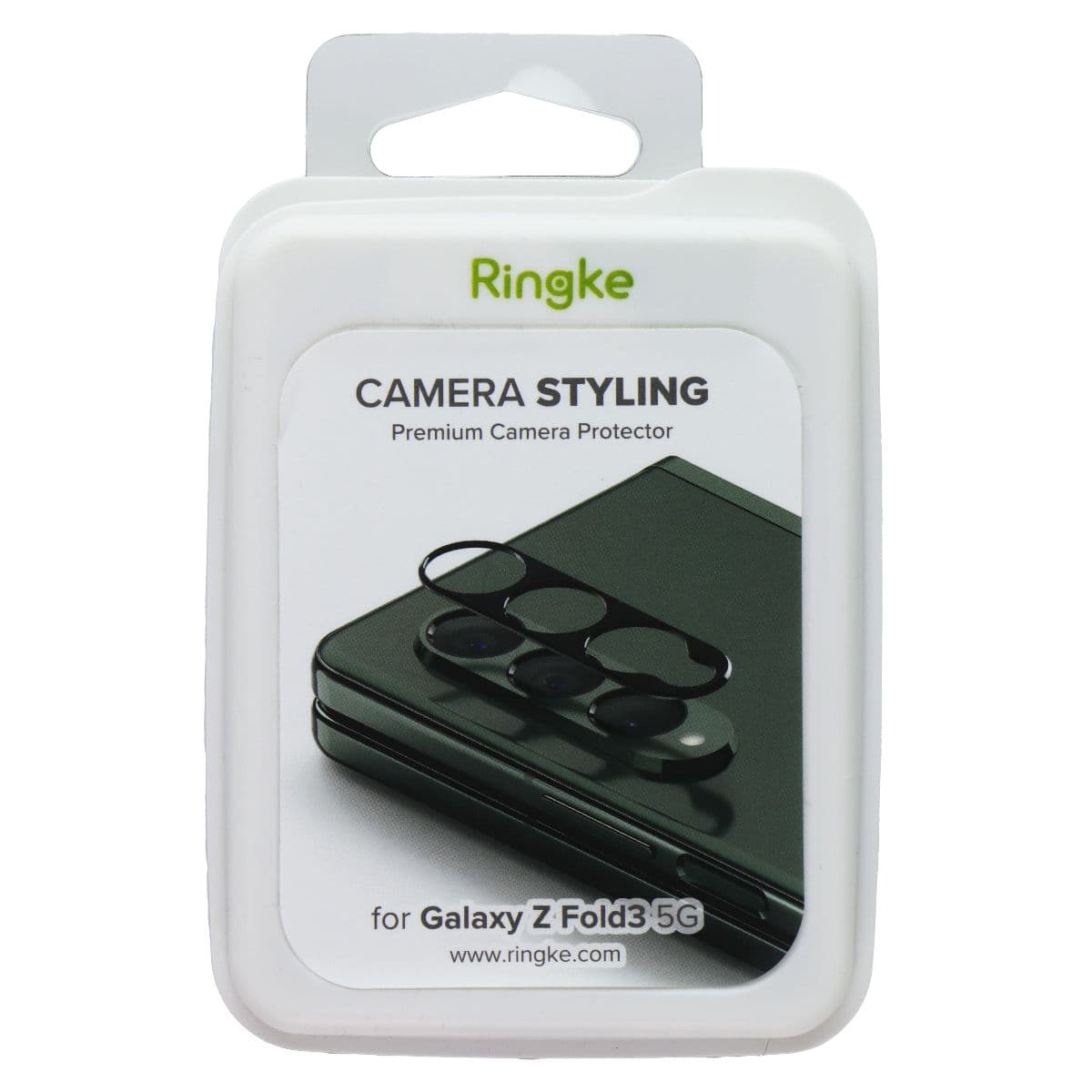 Ringke Camera Styling Protector for Samsung Galaxy Z Fold3 5G - Black image 1