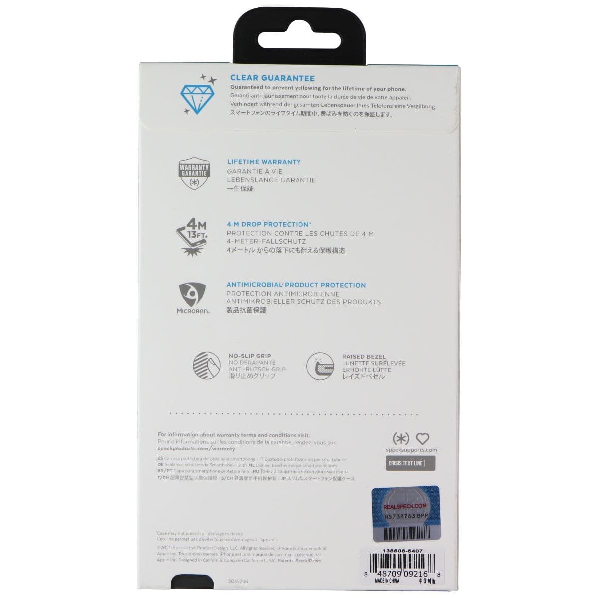 Speck Presidio Perfect-Clear Case for Apple iPhone 12 Pro Max - Obsidian image 2