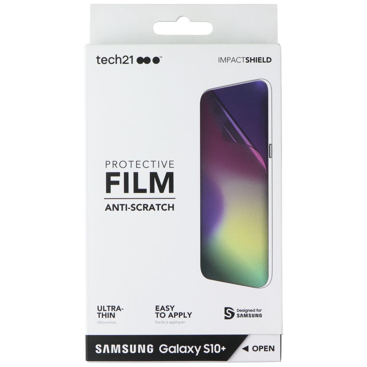 Tech21 Impact Shield Screen Protector for Samsung Galaxy S10+ image 1