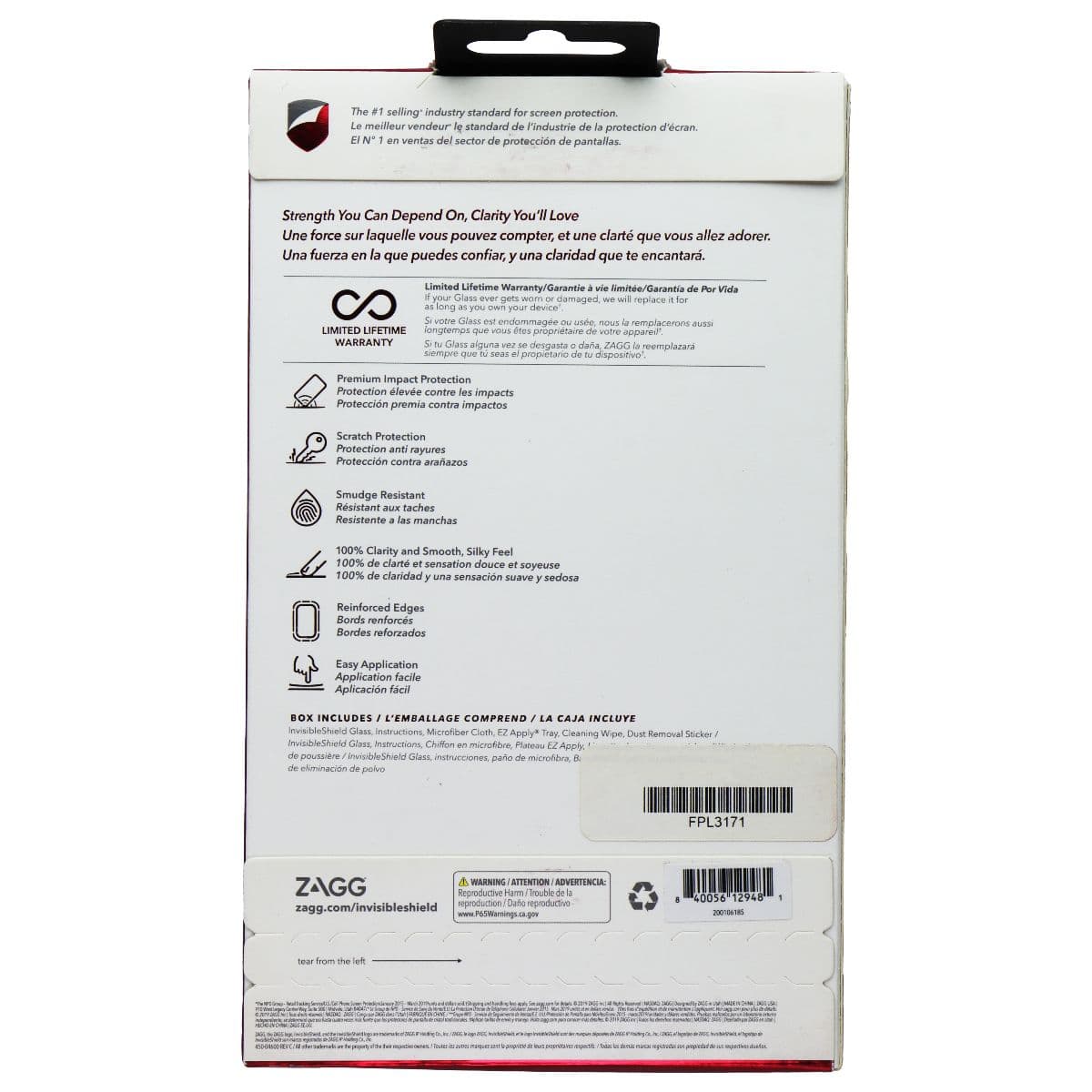 ZAGG InvisibleShield Glass Screen Protector for Huawei P40 image 2