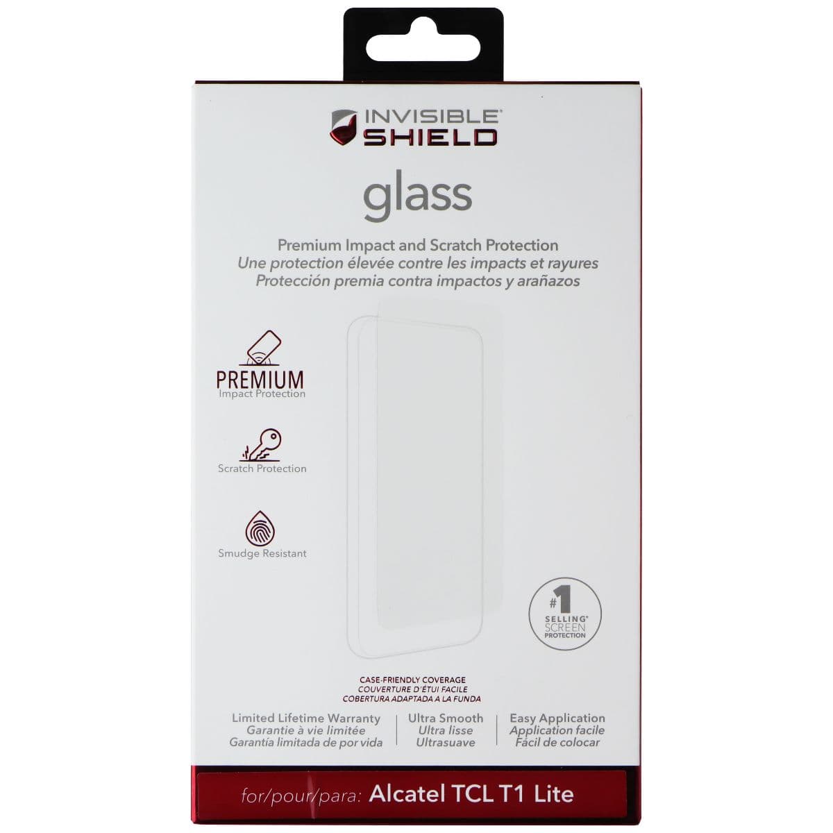 ZAGG Invisible Shield Glass Screen Protector for Alcatel TCL T1 Lite image 1