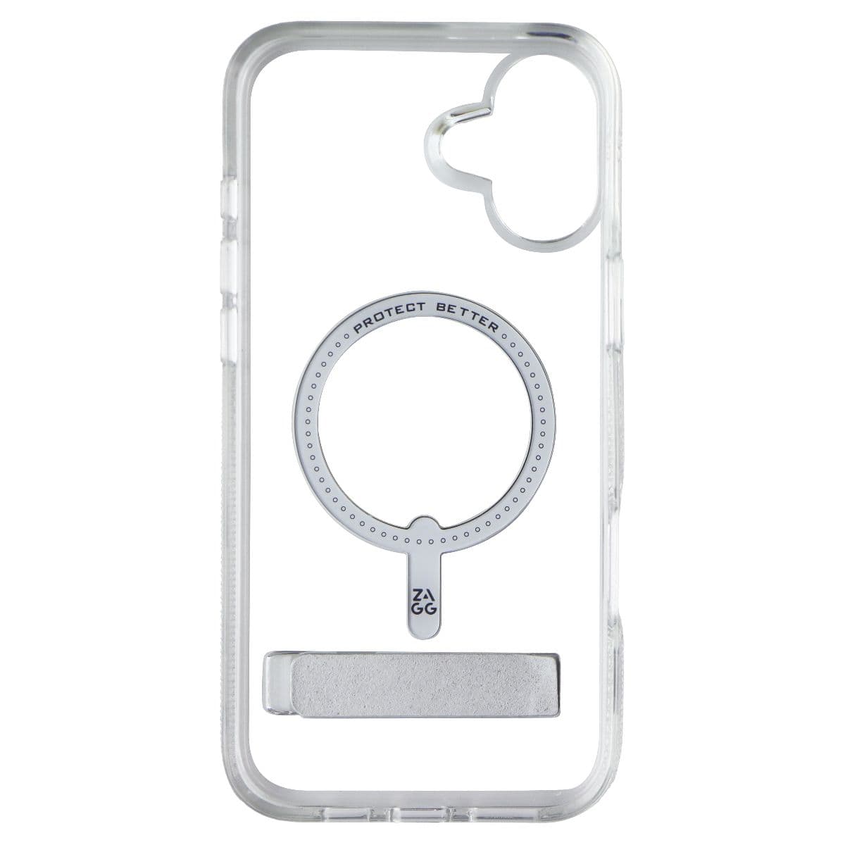 ZAGG Crystal Palace Snap Kickstand Case for MagSafe for iPhone 16 Plus - Clear image 3