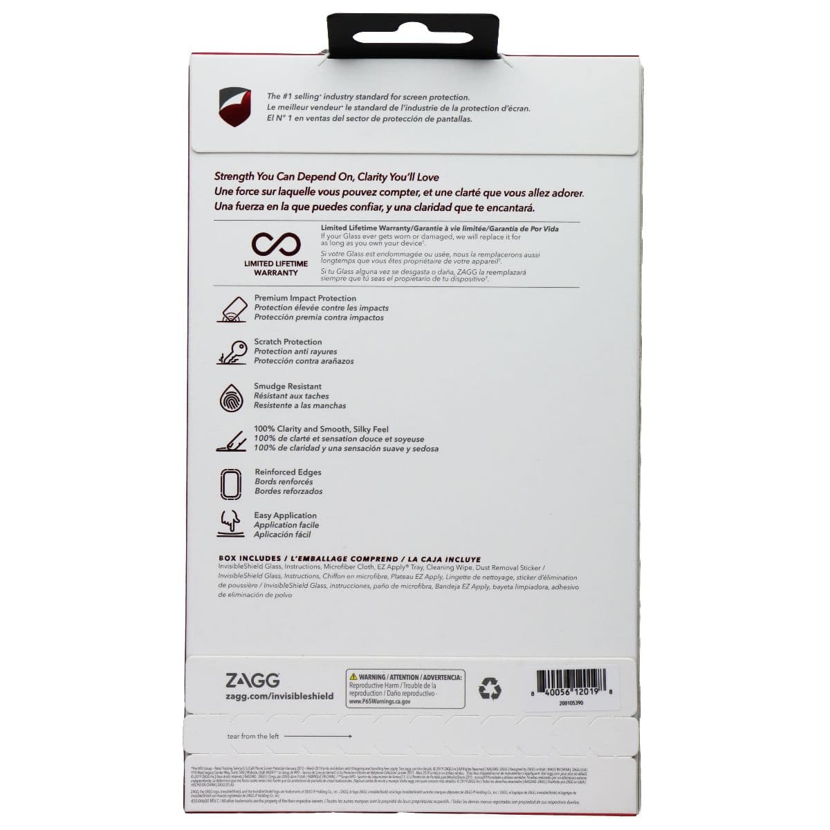 ZAGG Invisible Shield Glass Screen Protector for Samsung Galaxy A21 image 2