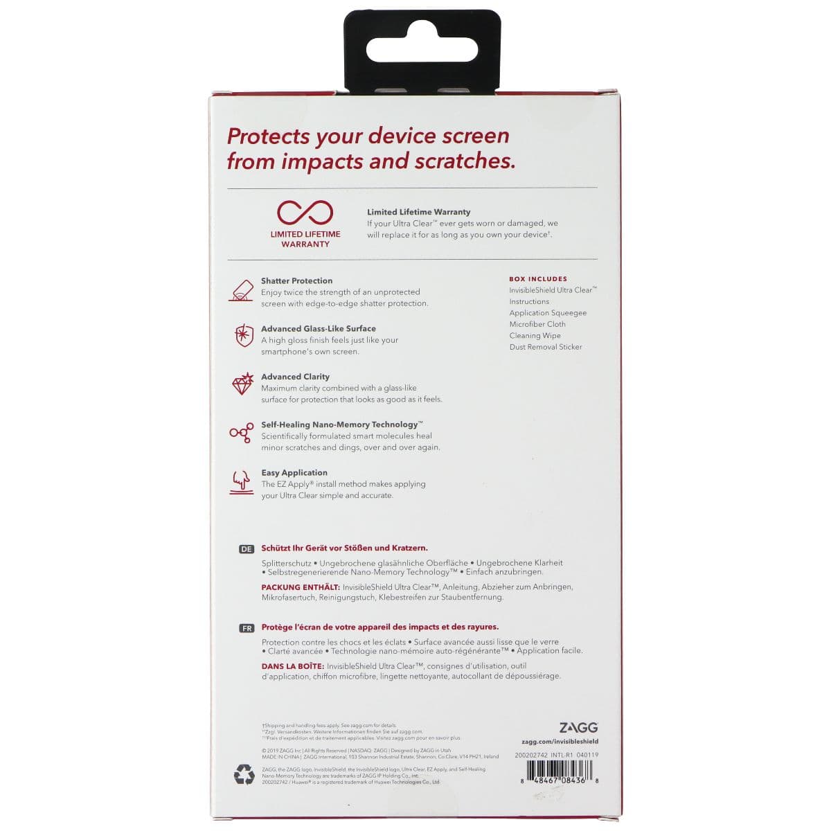 ZAGG InvisibleShield Ultra ClearSeries Case for Huawei P30 Pro - Clear image 2