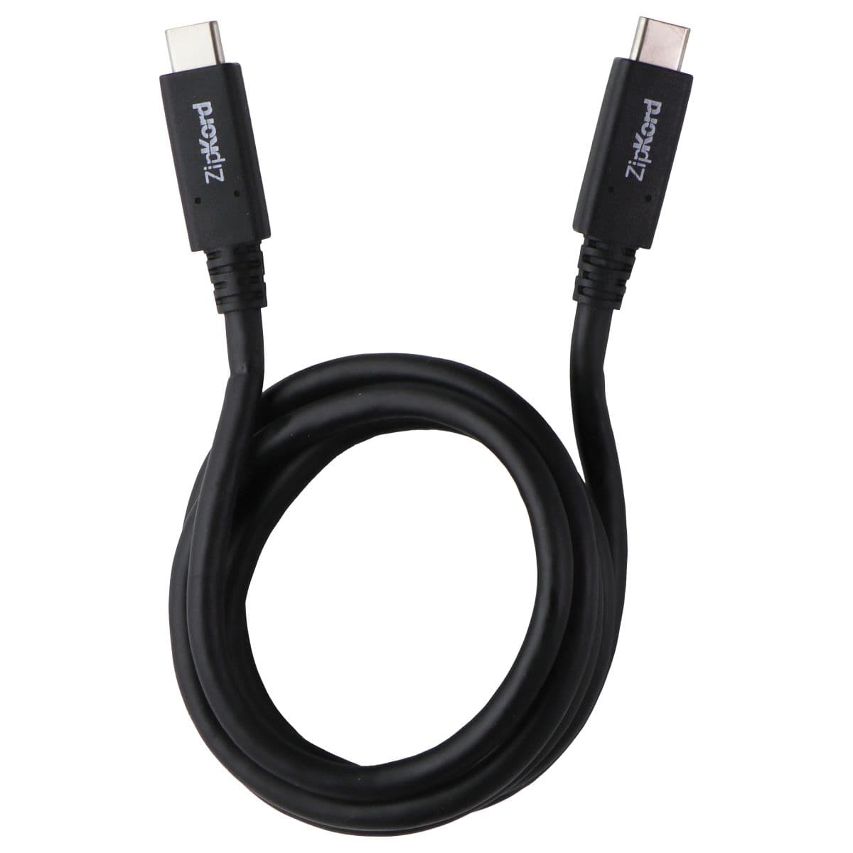 ZipKord (3-ft) USB-C to USB-C Sync & Charge Cable - Black image 2