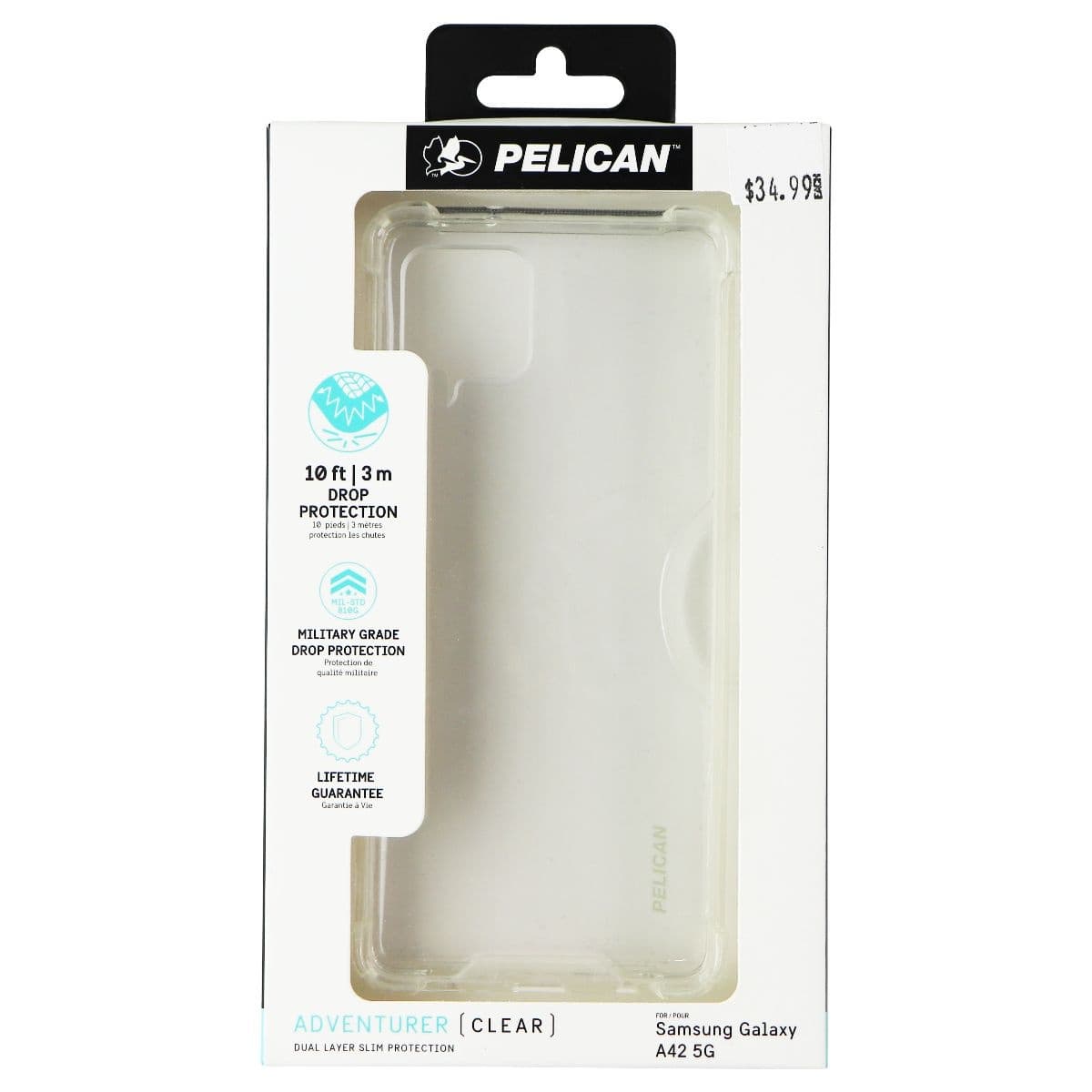 Pelican - Adventurer Series - Case for Samsung Galaxy A42 (5G) - Clear image 1