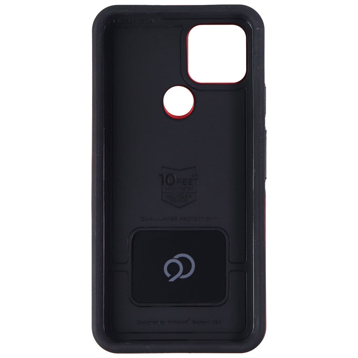 Nimbus9 Cirrus 2 Series Dual Layer Case for Google Pixel 4a 5G - Red/Black image 3