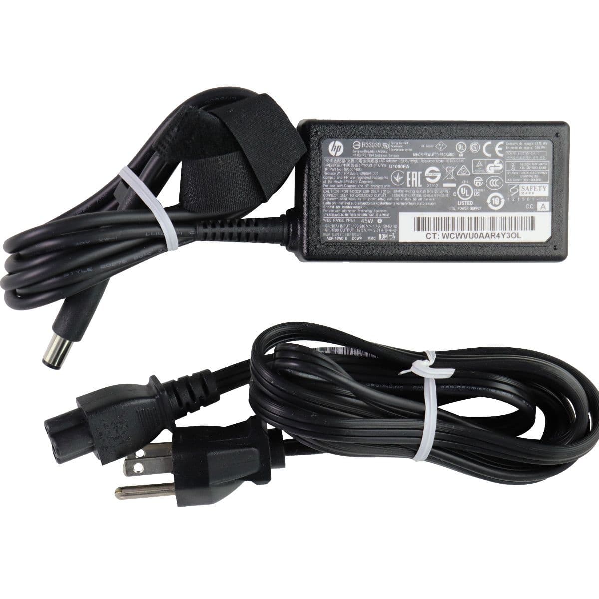 HP (19.5V/2.31A) Laptop Power Supply Wall Charger - Black (HSTNN-DA35) image 1