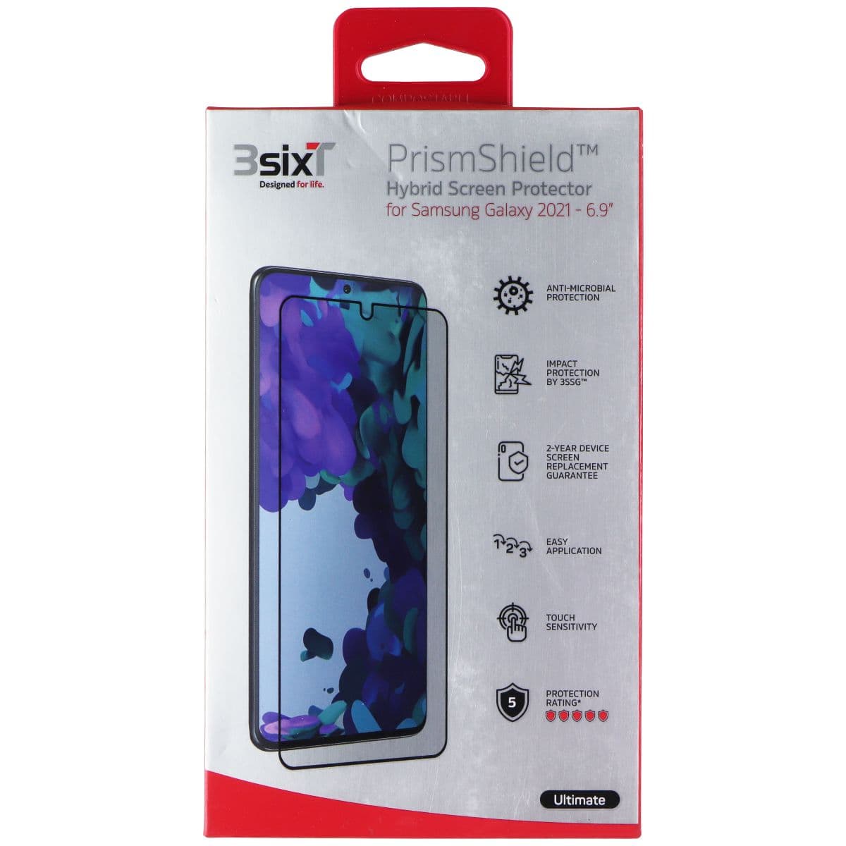 3sixT PrismShield Screen Protector for Samsung Galaxy S20 Ultra image 1