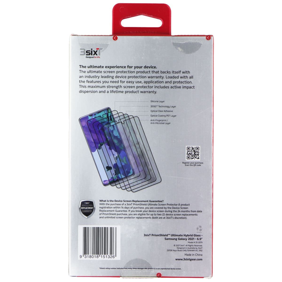 3sixT PrismShield Screen Protector for Samsung Galaxy S20 Ultra image 2