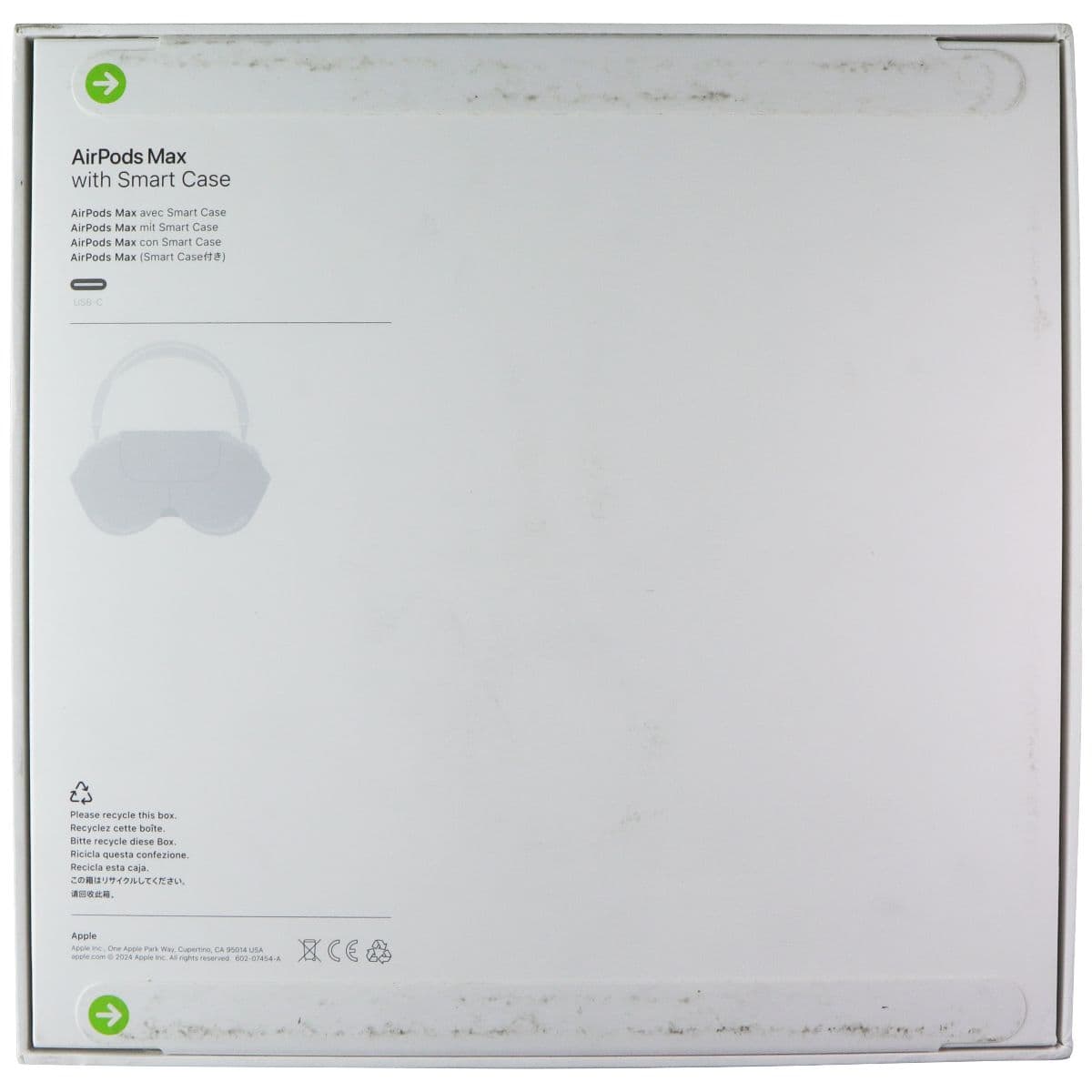 Apple AirPods Max Wireless Over-Ear Headphones - Midnight (‎USB-C, 2024) image 3