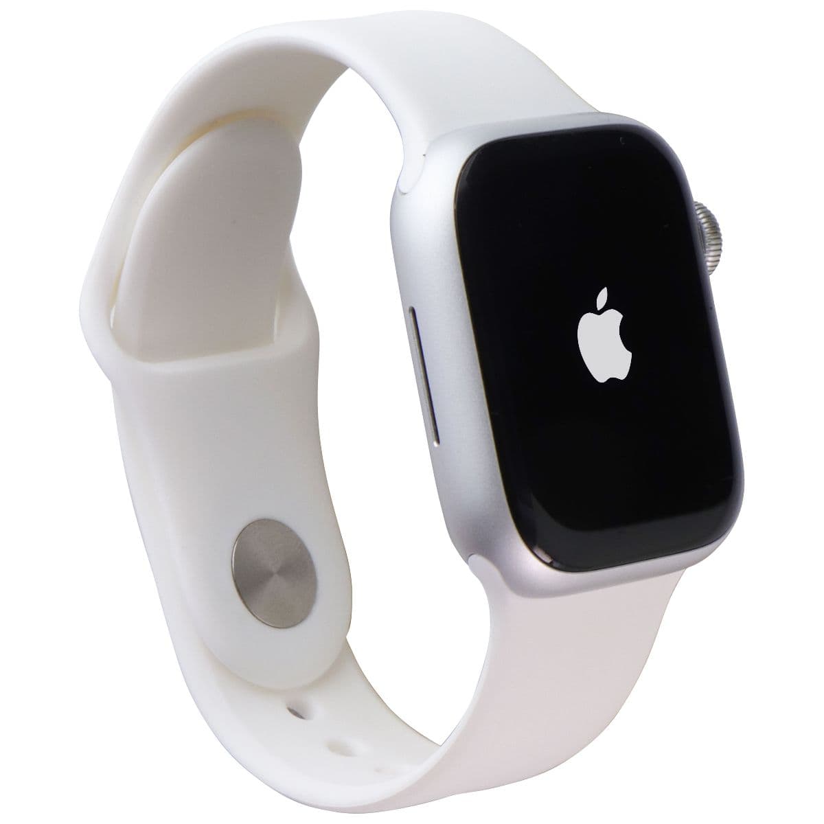 Apple Watch Series 8 (41mm) (A2772) GPS + LTE Silver AL/White Sport Band  S/M image 1