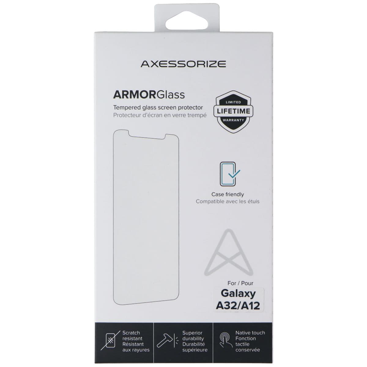 AXESSORIZE ArmorGlass Screen Protector for Samsung Galaxy A32/A12 image 1