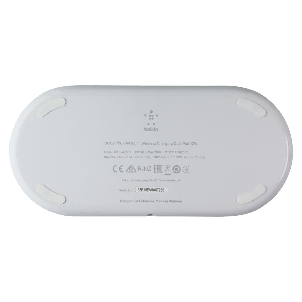 Belkin BoostCharge 10W Dual Wireless Charging Pad - White (Australian Version) image 3