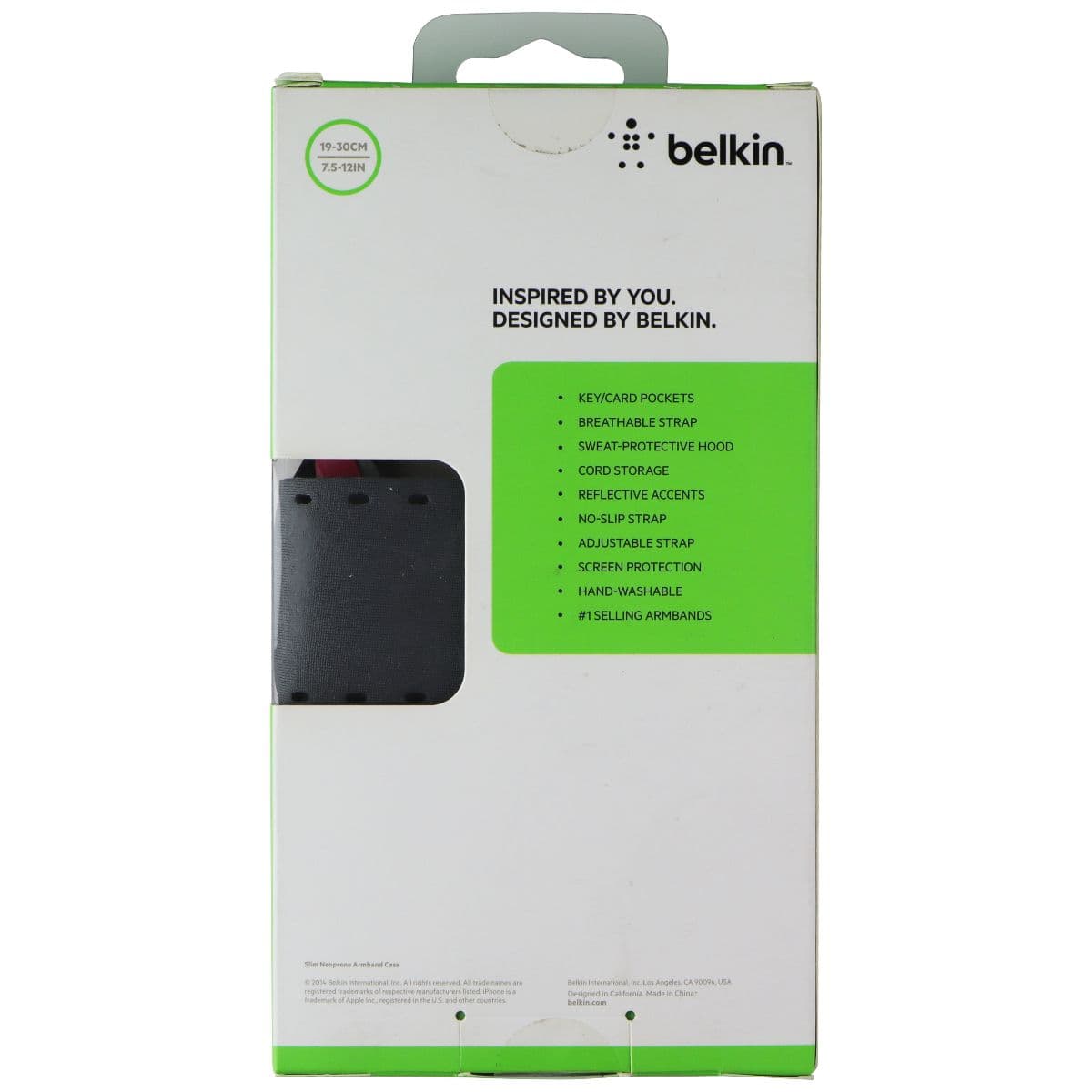 Belkin Slim-Fit Plus Armband for Apple iPhone 6 - Fuchsia image 2