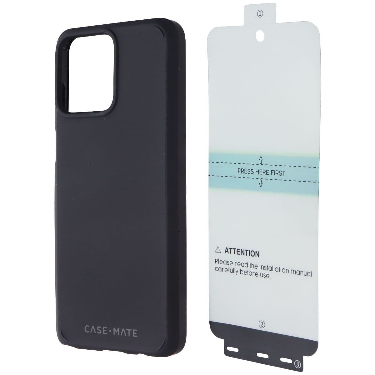 Case-Mate Protection Pack Case/Screen for Motorola Moto G Stylus (2023) - Black image 1