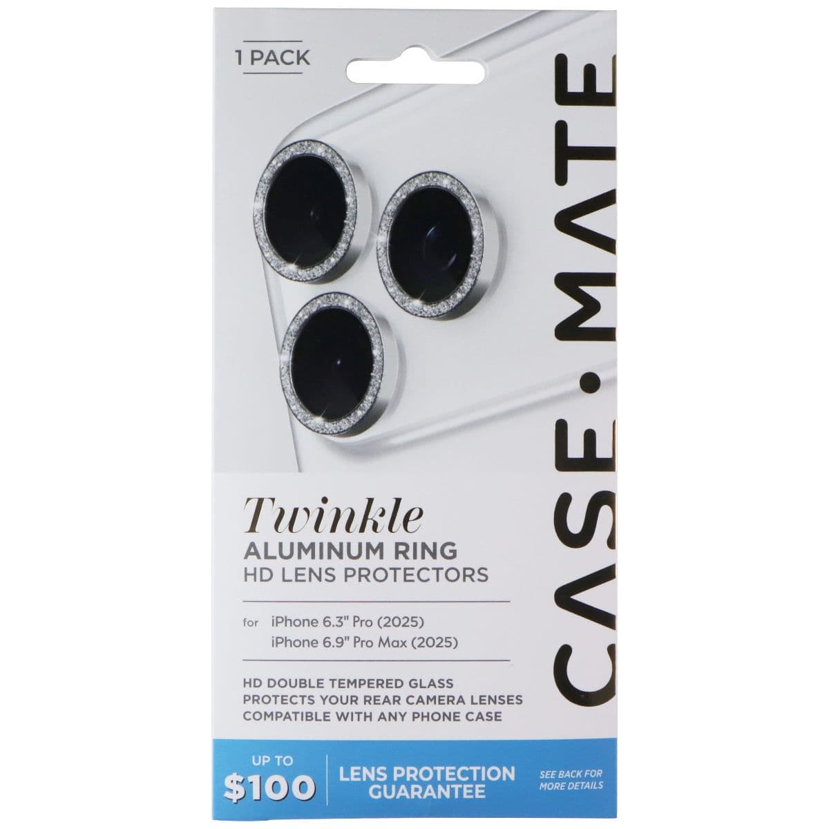 Case-Mate Aluminum HD Lens Protectors for Apple iPhone 17 Pro/Pro Max - Twinkle