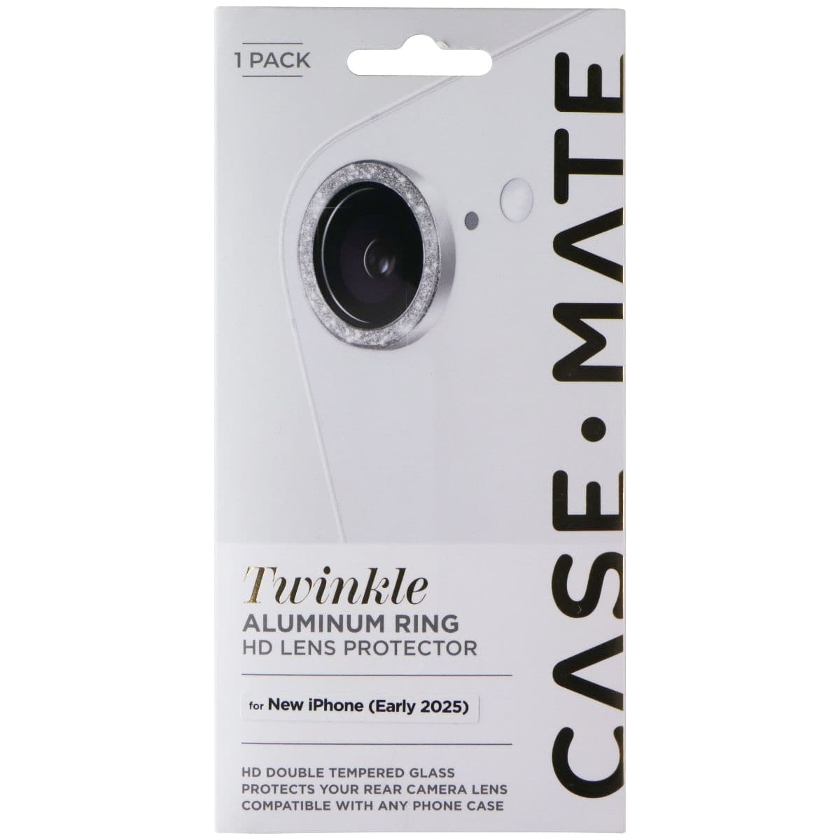 Case-Mate HD Aluminum Ring HD Lens Protector for Apple iPhone 16e - Twinkle
