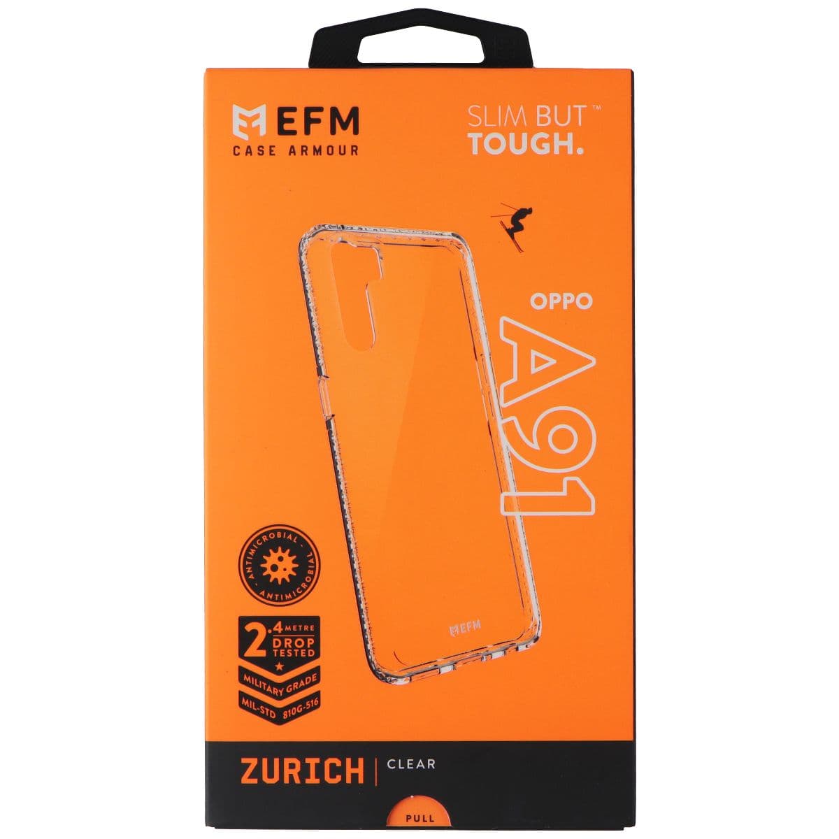EFM Zurich Series Slim Case for Samsung Galaxy A91 - Clear image 1