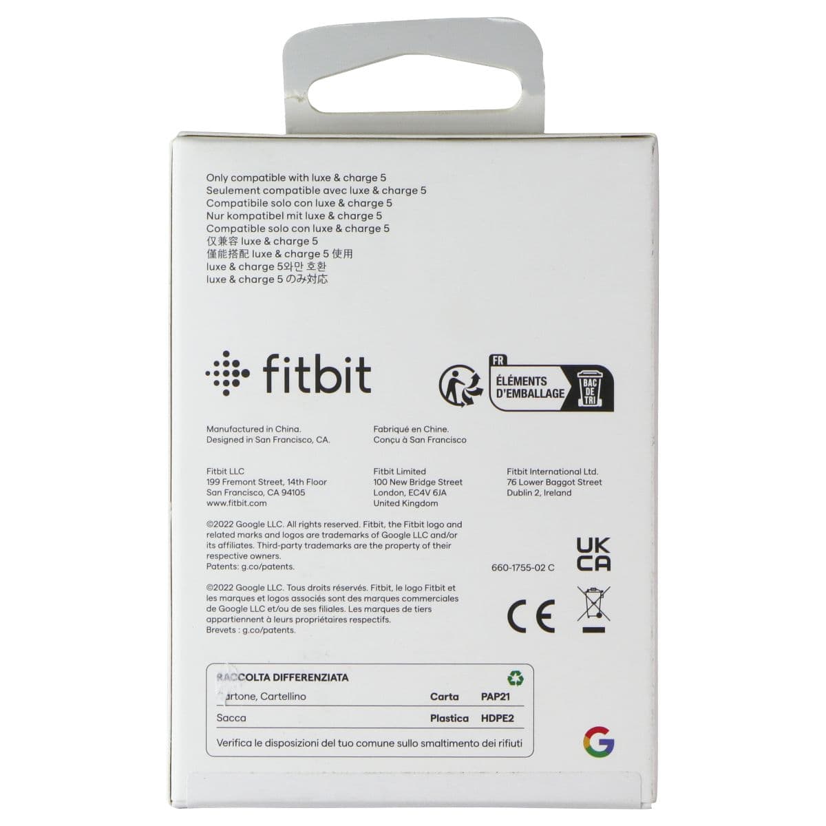 Fitbit Charging Cable for Fitbit Luxe and Charge 5 Smart Watches - Black image 3